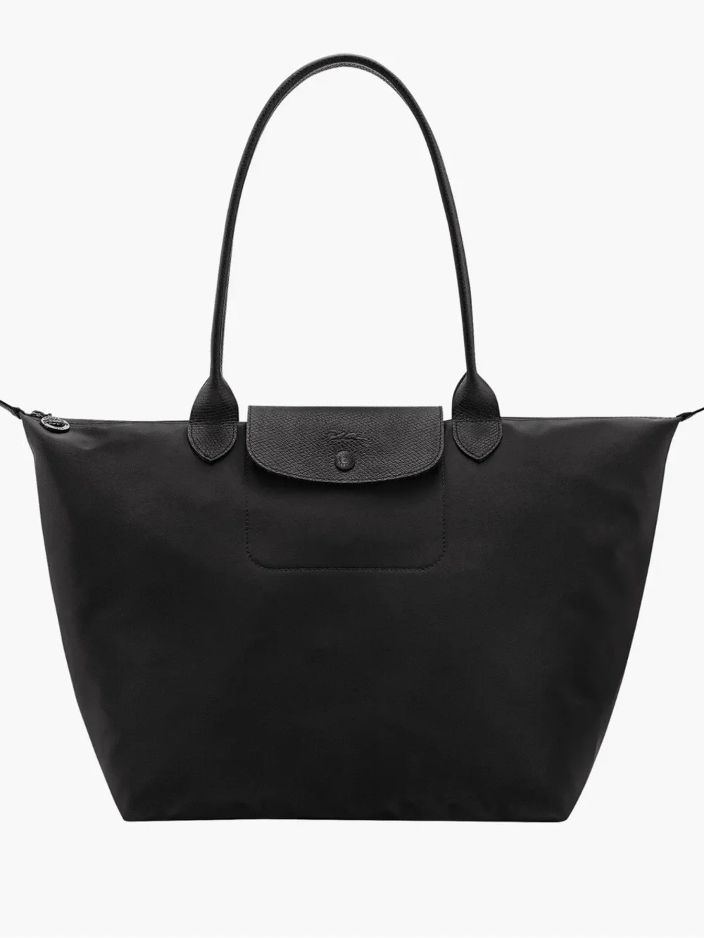 Longchamp Large Le Pliage Tote (Black Nylon)